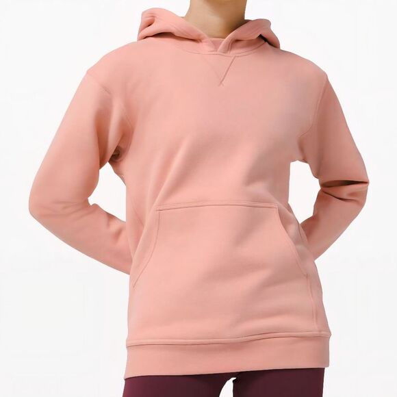 Lululemon | All Yours Hoodie Pullover Fleece Sweater Pink Pastel, Womens 10 - Picture 1 of 10
